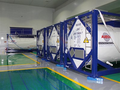 O tanque de almacenamento de ácido sulfúrico revestido de PTFE de alta -purez...